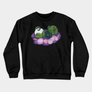 Baby Cthulhu on a Cloud Crewneck Sweatshirt